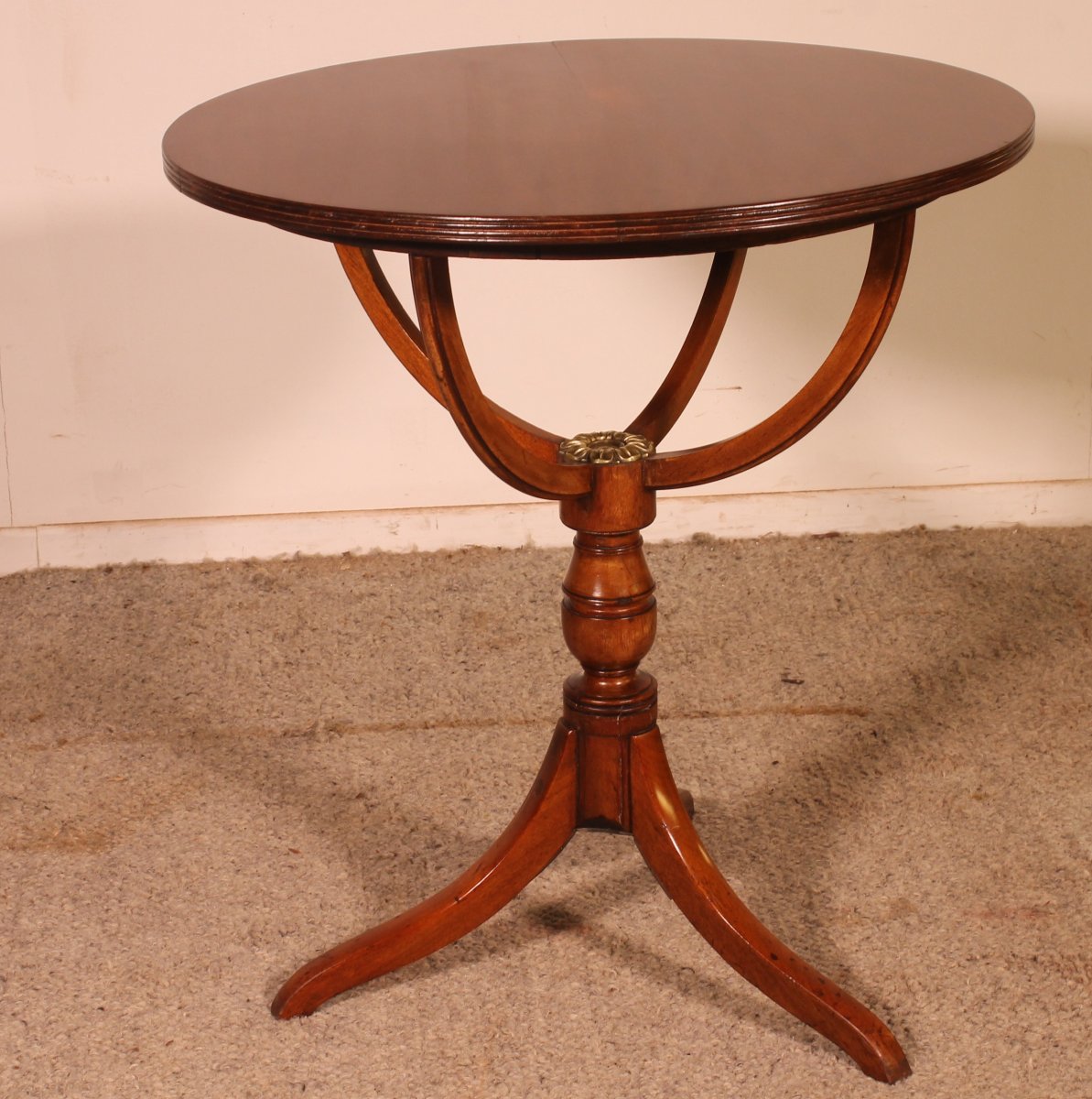 Mahogany Tripod Table—19th Century-photo-4