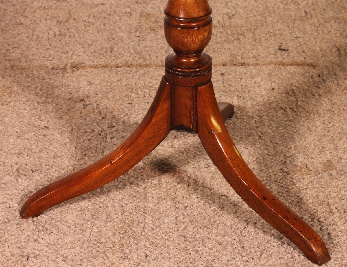 Mahogany Tripod Table—19th Century-photo-2