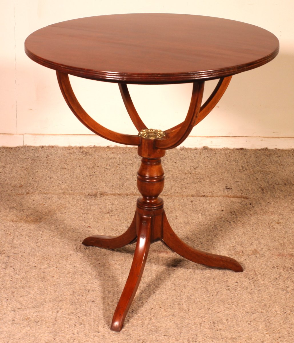 Mahogany Tripod Table—19th Century