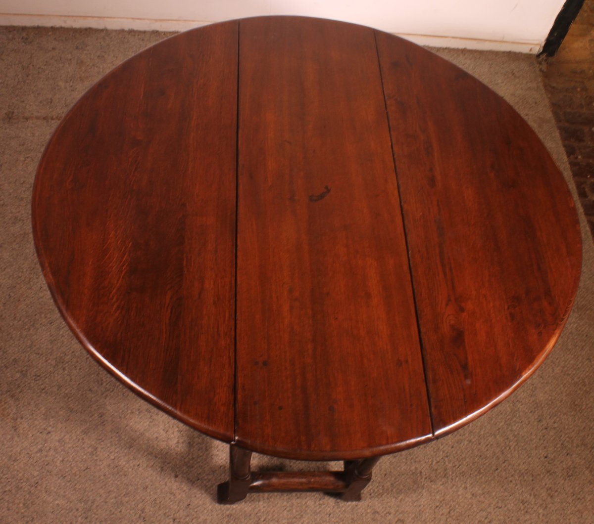 18th-century Oak Gateleg Table-photo-7