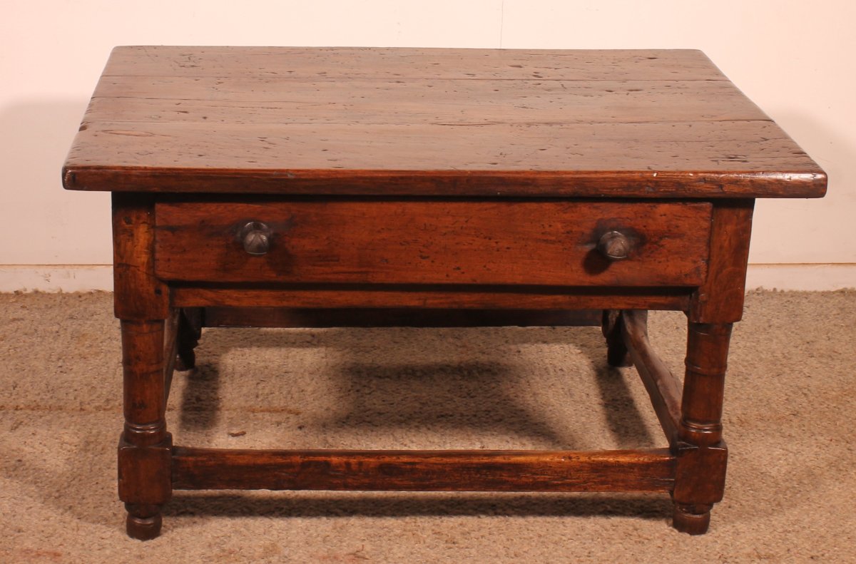 Spanish Walnut Coffee Table, Late 16th Century 