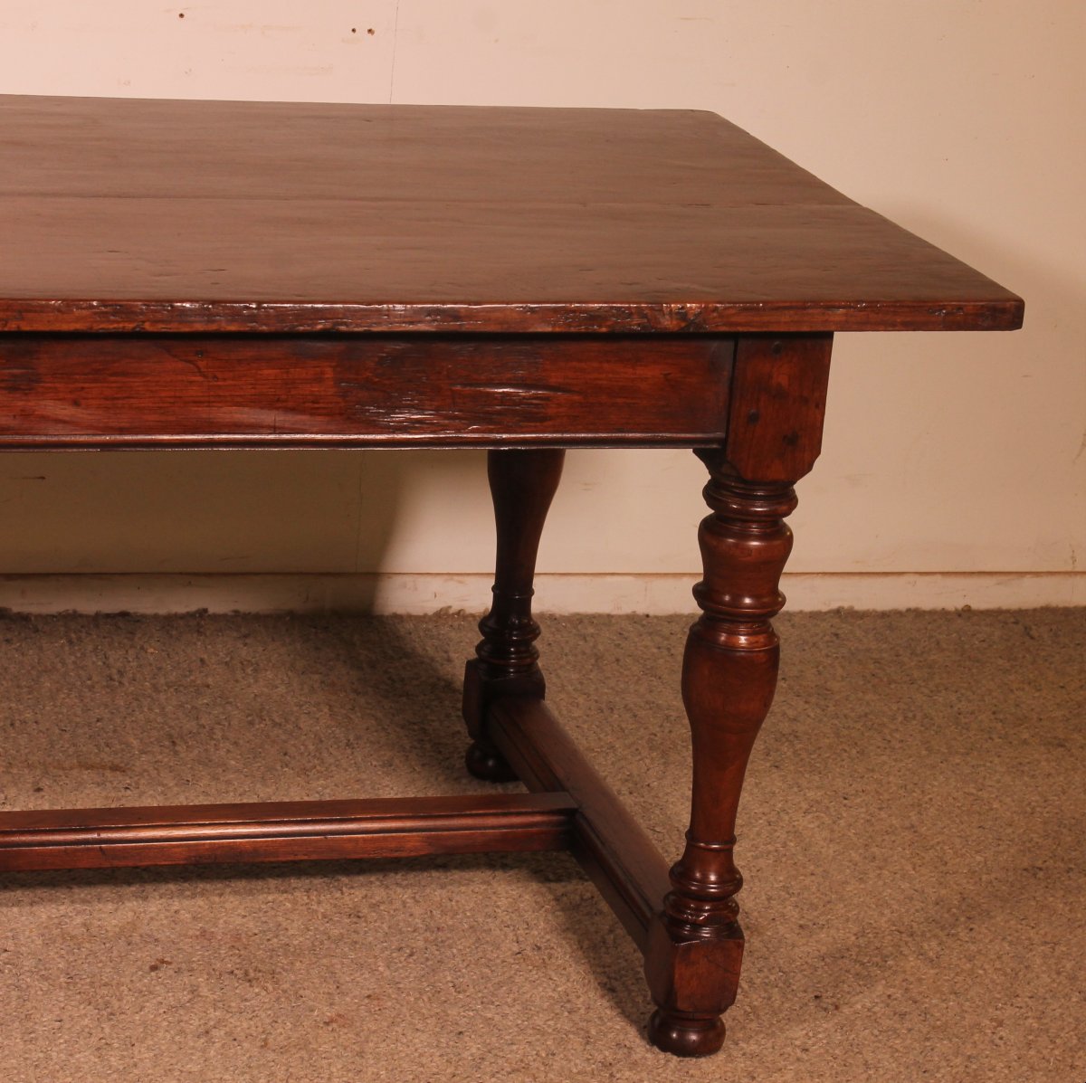 Louis XIII-style Dining Table—19th Century—netherlands-photo-4