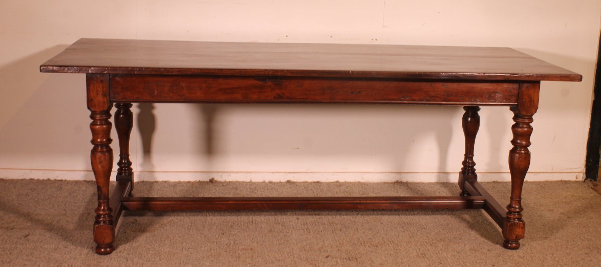 Louis XIII-style Dining Table—19th Century—netherlands-photo-2