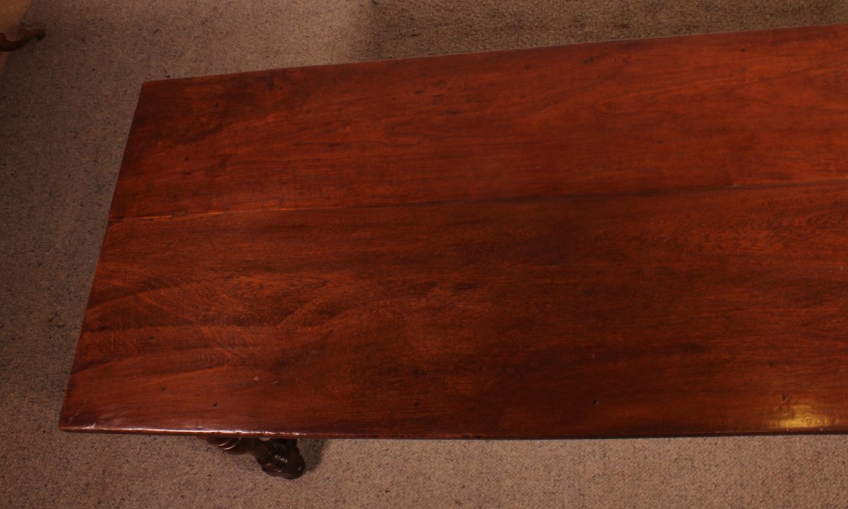 Louis XIII-style Dining Table—19th Century—netherlands-photo-5