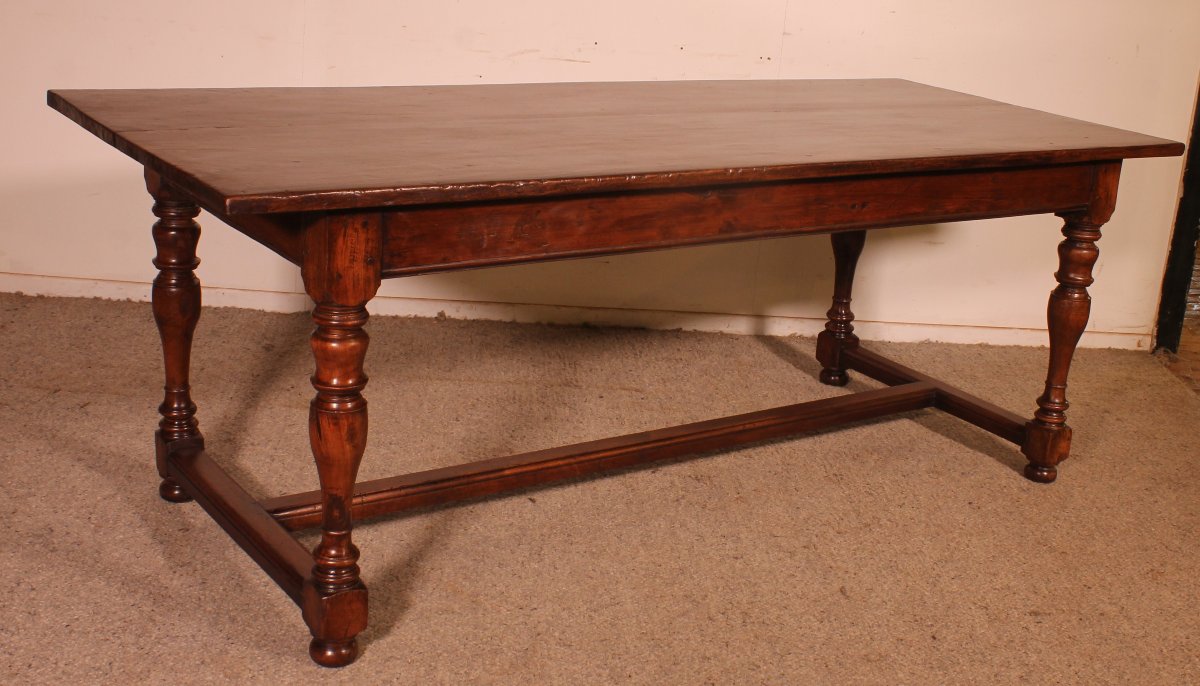Louis XIII-style Dining Table—19th Century—netherlands