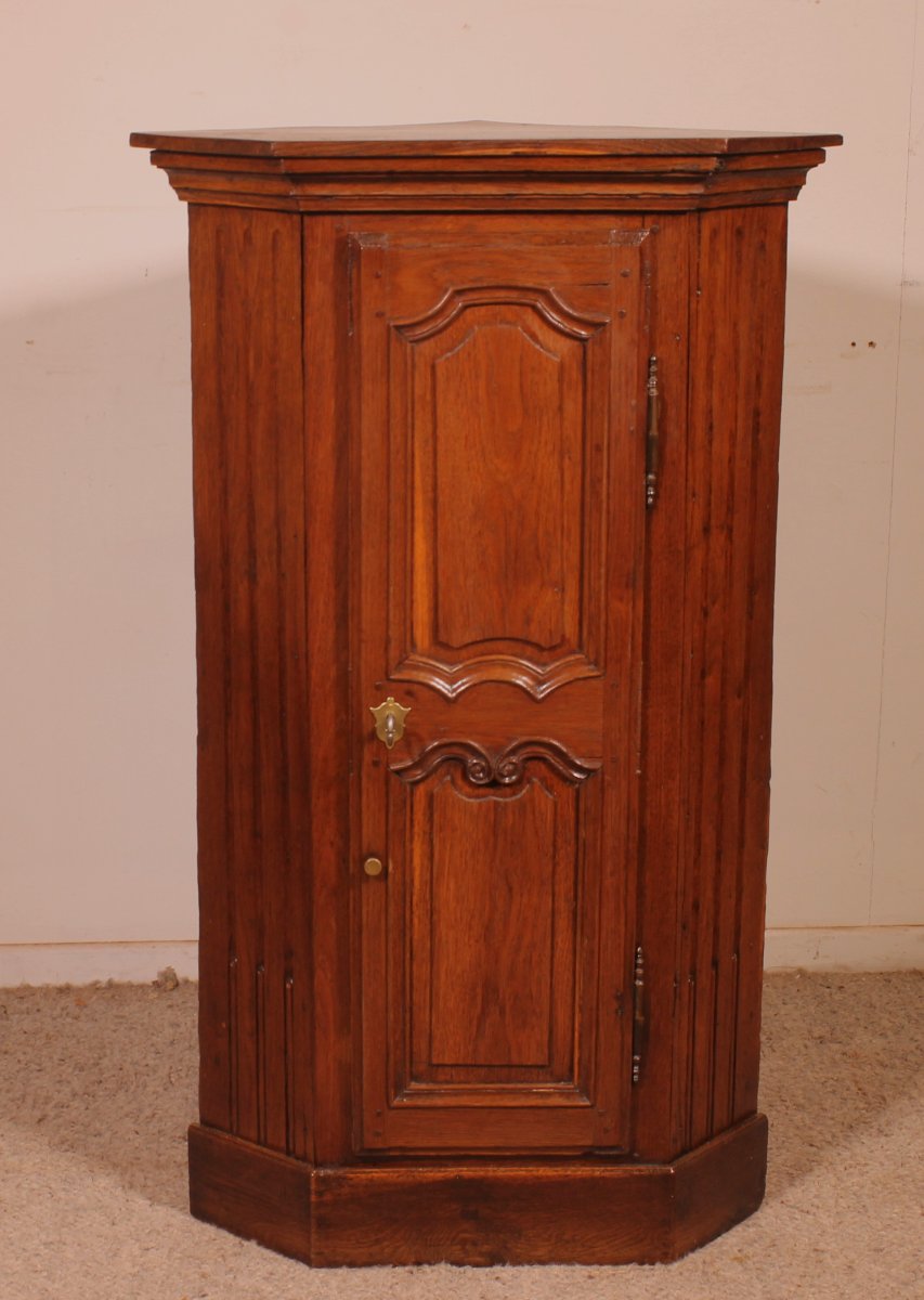 Encoignure En Chêne louis XV -18 siècle