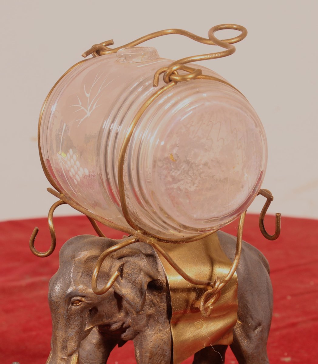 Napoleon III Period Tantalus - 19th Century-photo-2