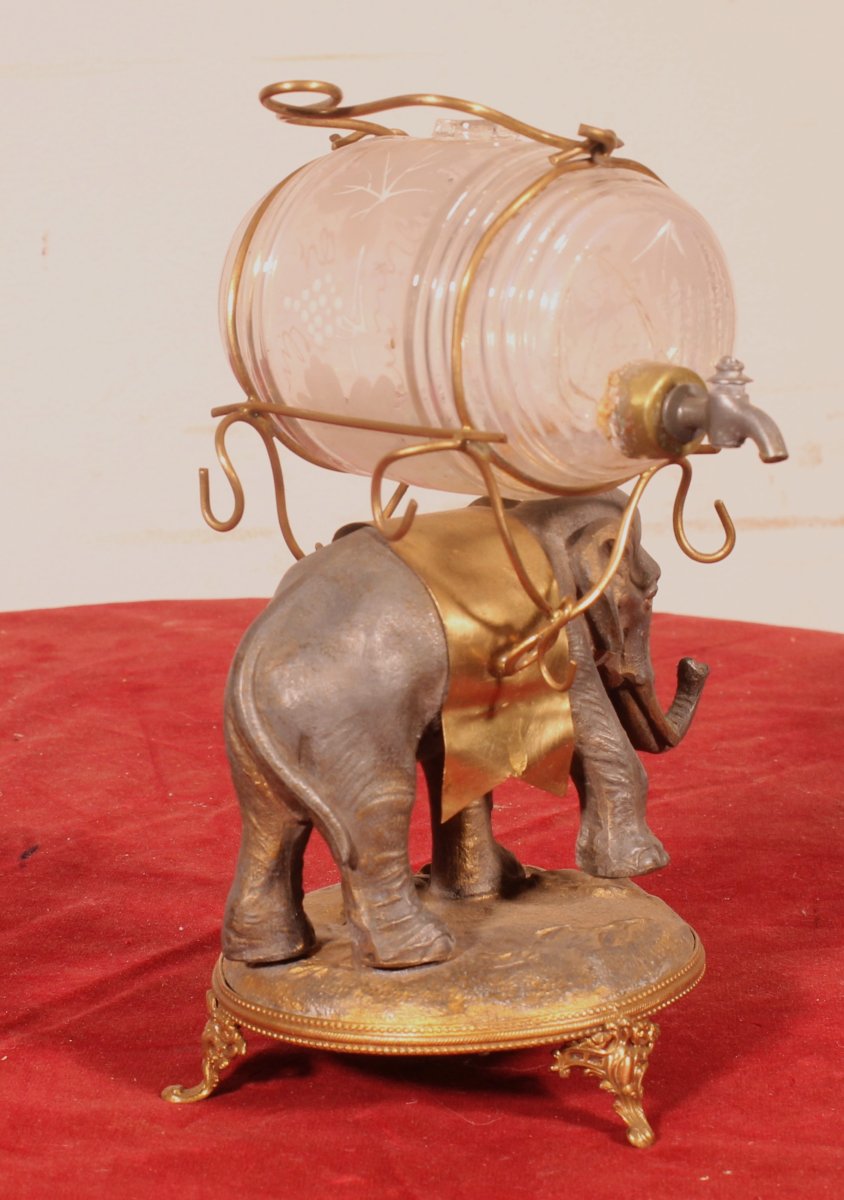 Napoleon III Period Tantalus - 19th Century-photo-2