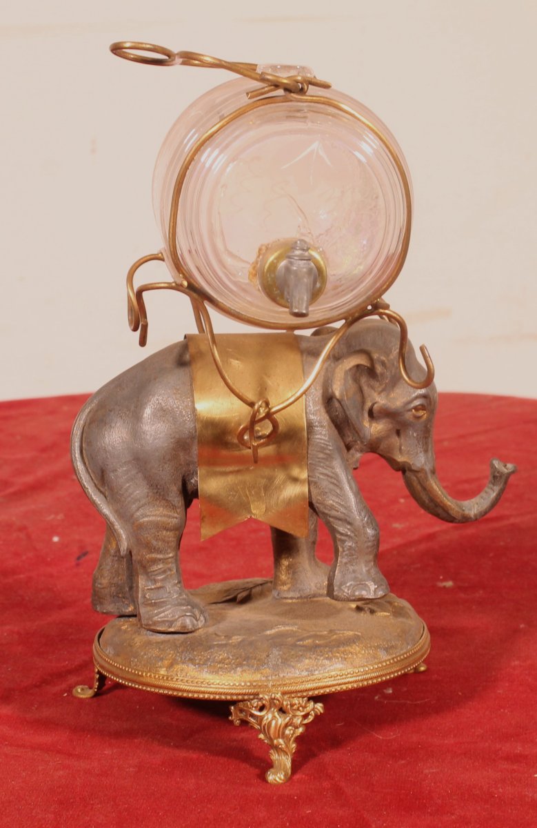 Napoleon III Period Tantalus - 19th Century-photo-3