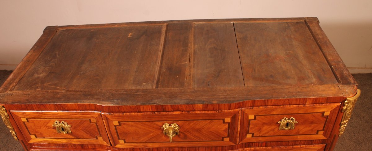 Chest Of Drawers Stamped "lardin" A French Famous Cabinet Maker—18th Century -photo-2