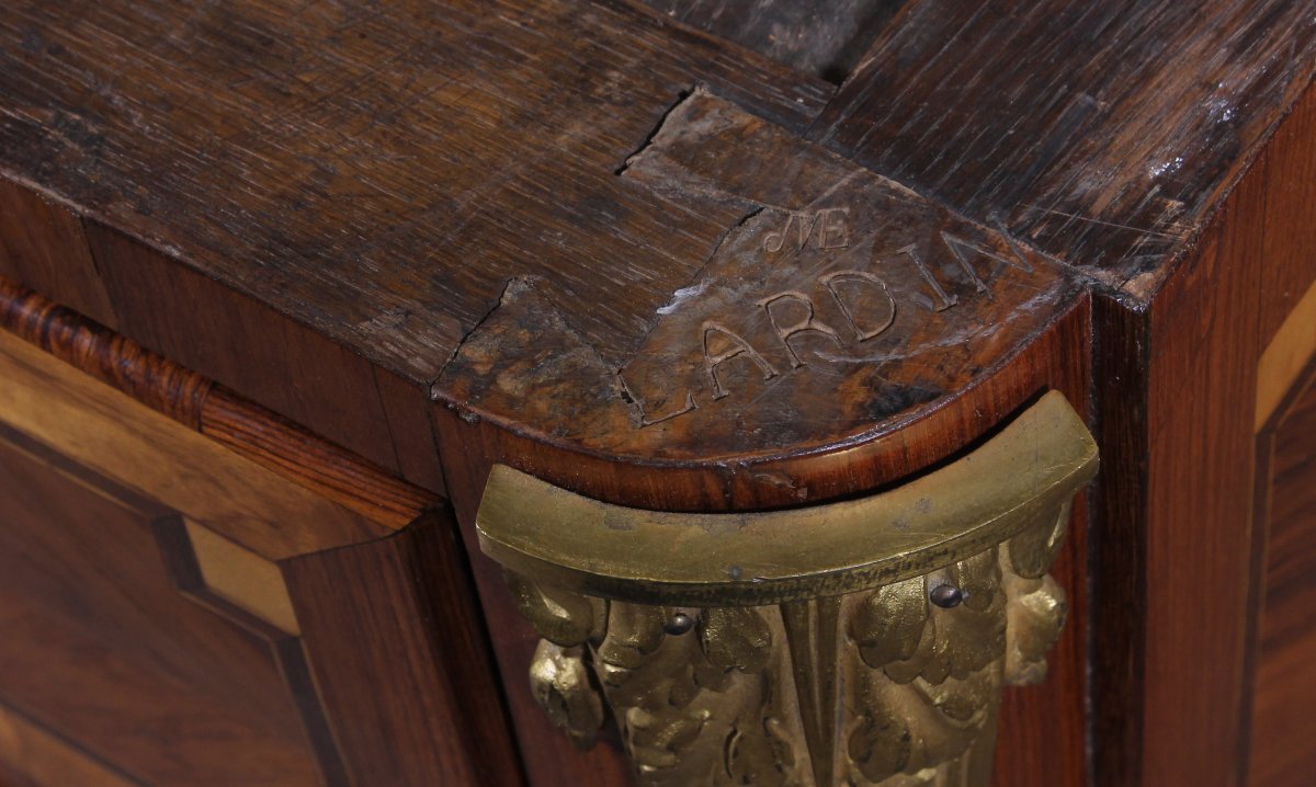 Chest Of Drawers Stamped "lardin" A French Famous Cabinet Maker—18th Century -photo-3