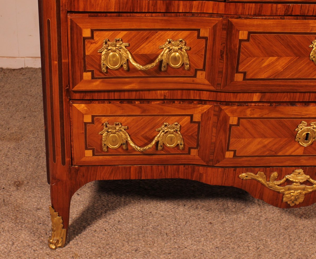 Chest Of Drawers Stamped "lardin" A French Famous Cabinet Maker—18th Century -photo-3