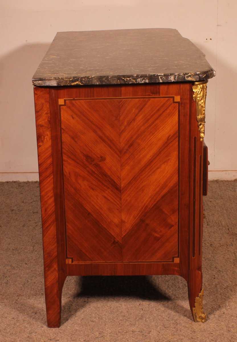Chest Of Drawers Stamped "lardin" A French Famous Cabinet Maker—18th Century -photo-4