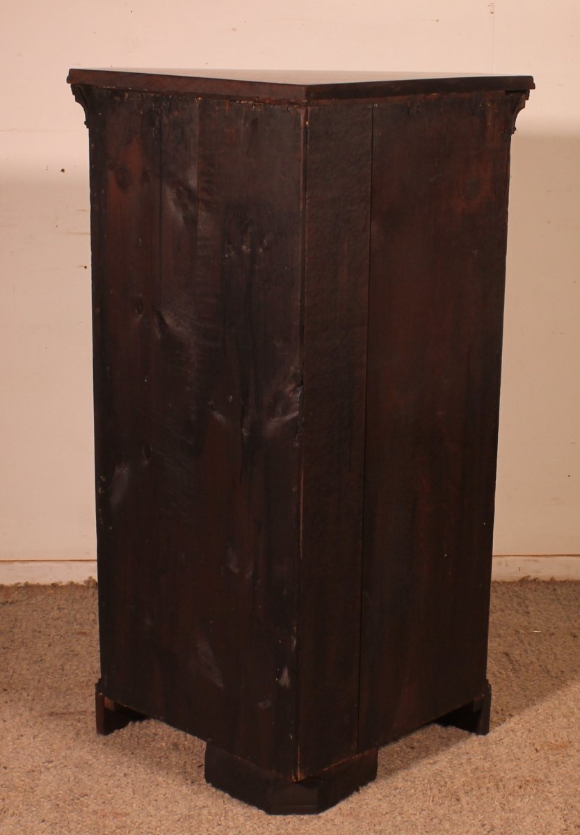 Georgian Period Oak Corner Cabinet—18th Century-photo-5
