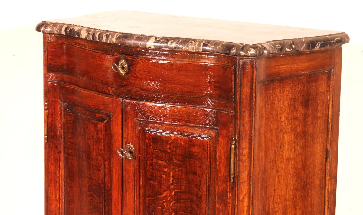 buffet d’époque Louis XV du XVIIIᵉ siècle en chêne -photo-1