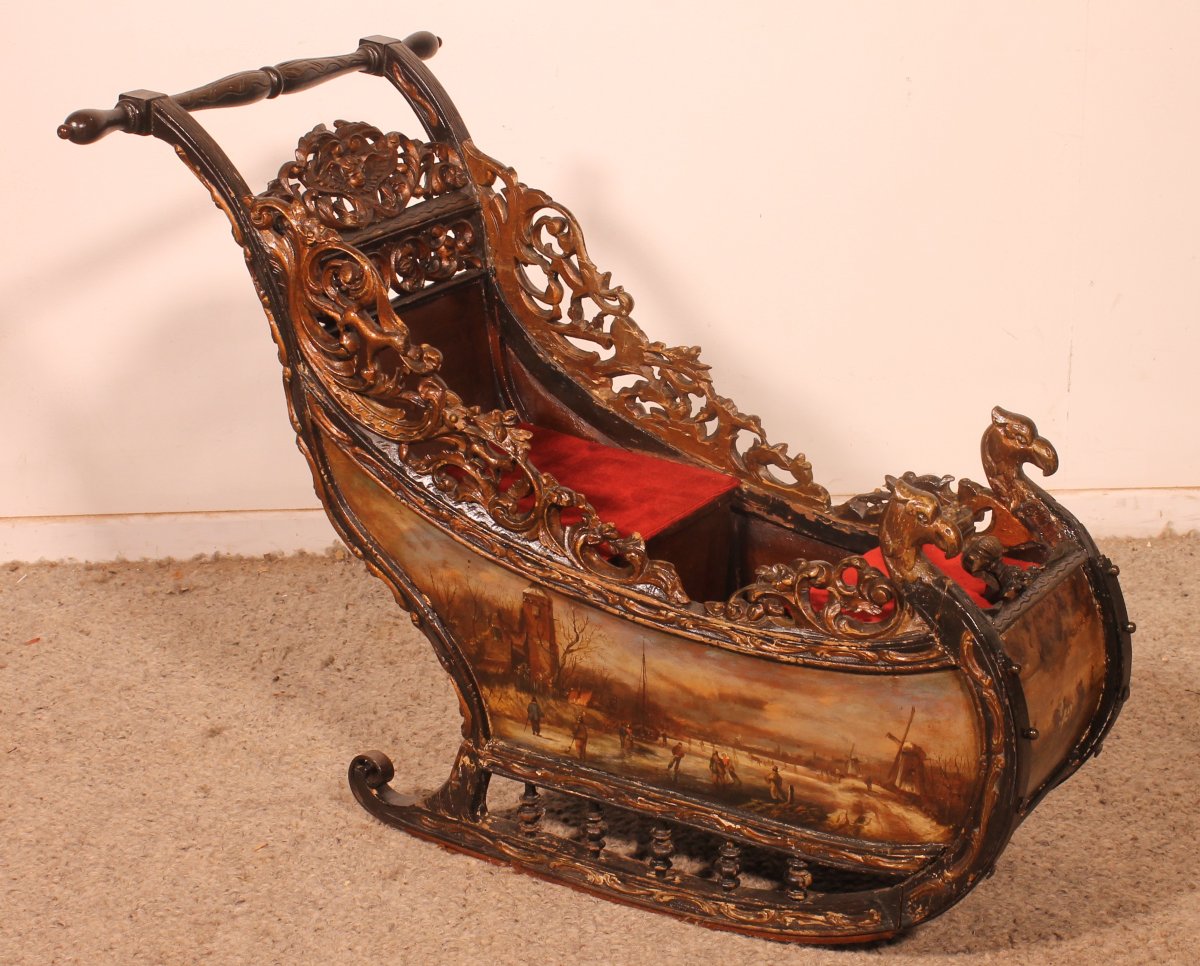 Dutch Children's Sled—18th Century