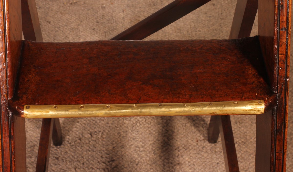 Mahogany Stepladder/library Ladder - 19th Century-photo-1