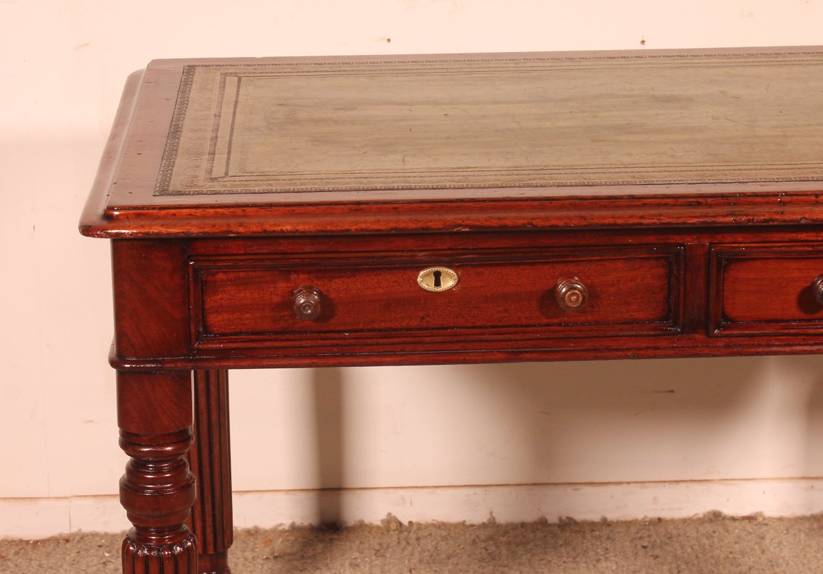 Early 19th-century Writing Desk In Mahogany Made In England, Circa 1830-photo-2