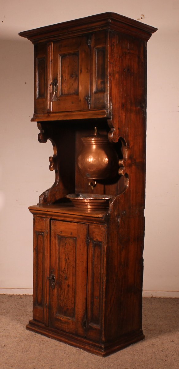 Small Cupboard - 17th Century - Switzerland-photo-8