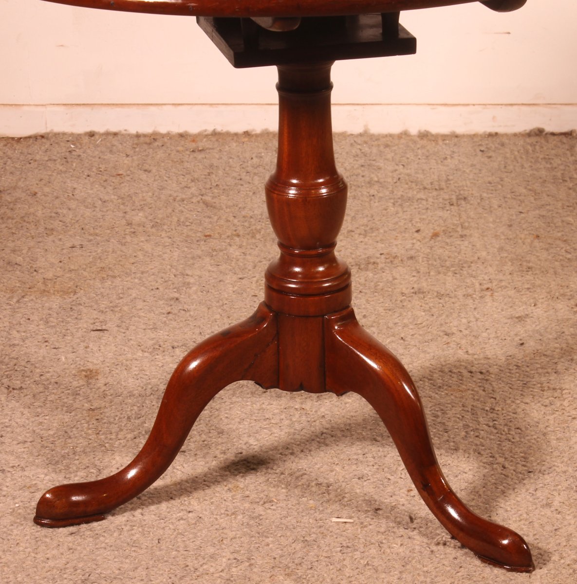Mahogany Tripod Table With A Mechanism - 18th Century-photo-4