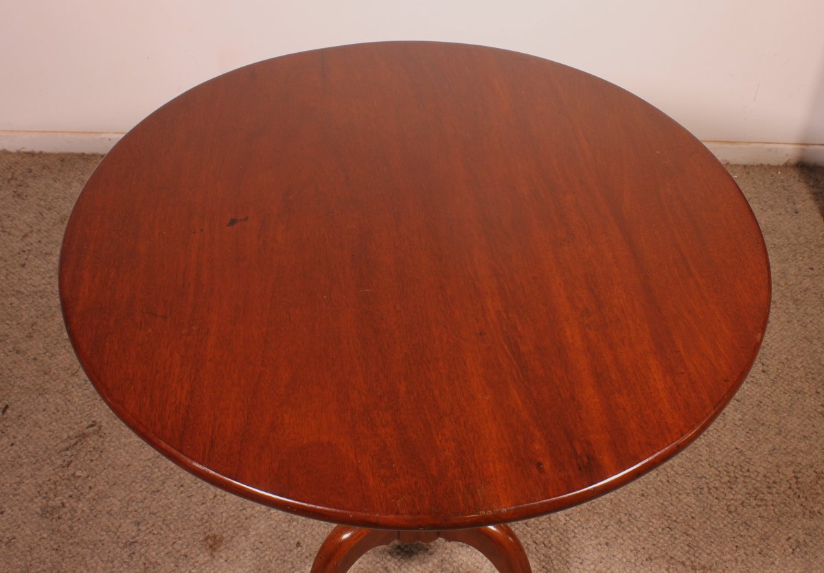 Mahogany Tripod Table With A Mechanism - 18th Century-photo-4