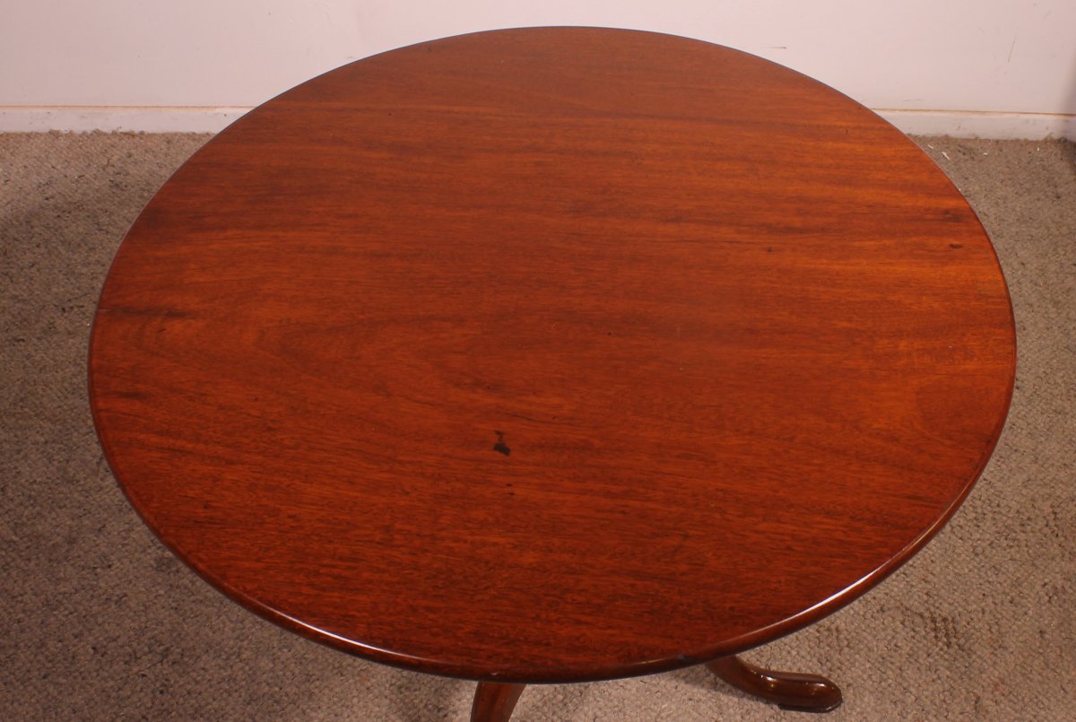 Mahogany Tripod Table With A Mechanism - 18th Century-photo-5
