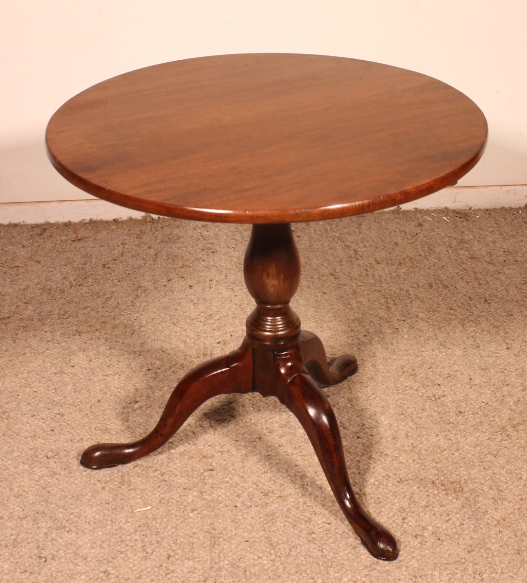 petite table tripode en acajou du début du 19° siècle