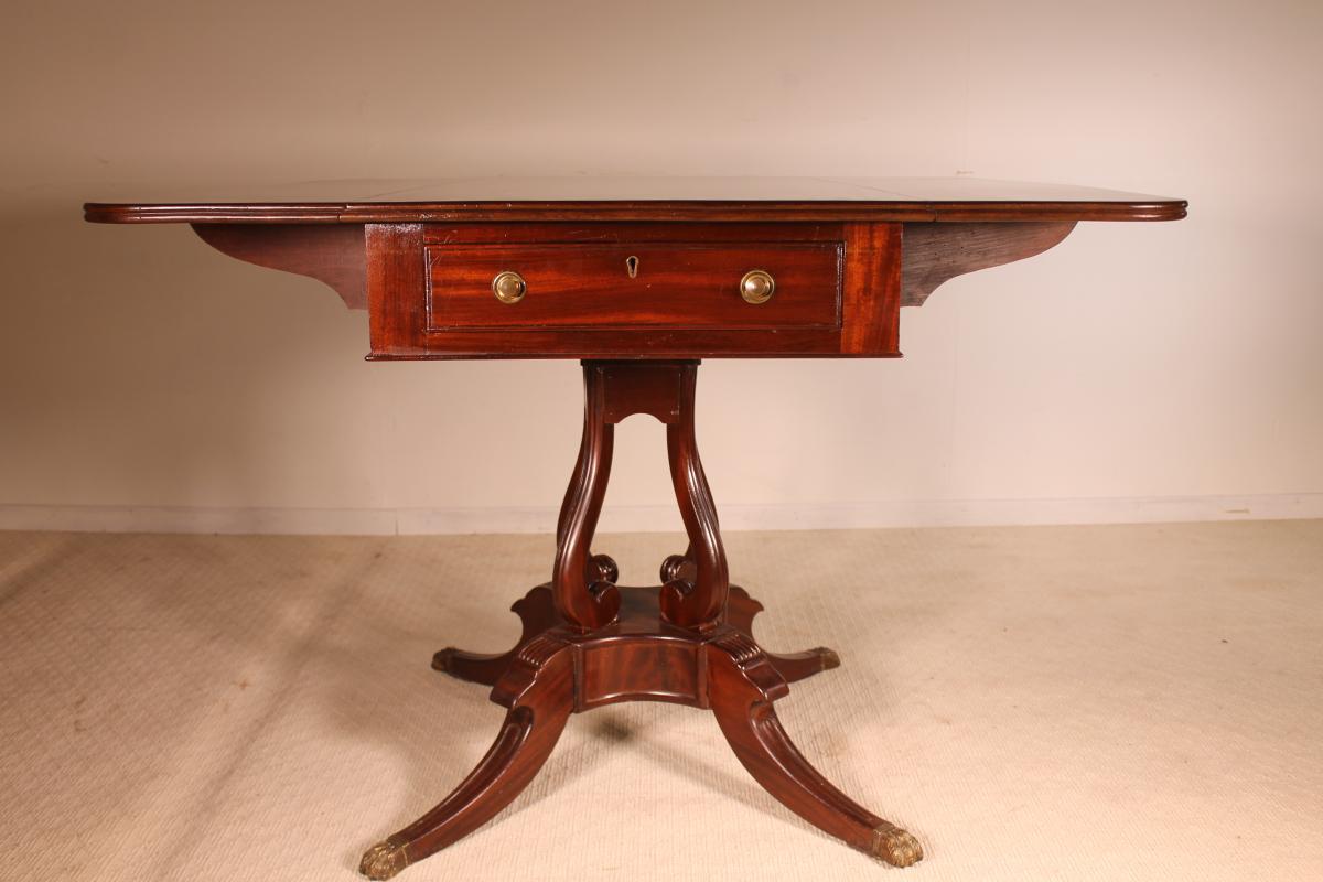 Regency English Mahogany Table-photo-2