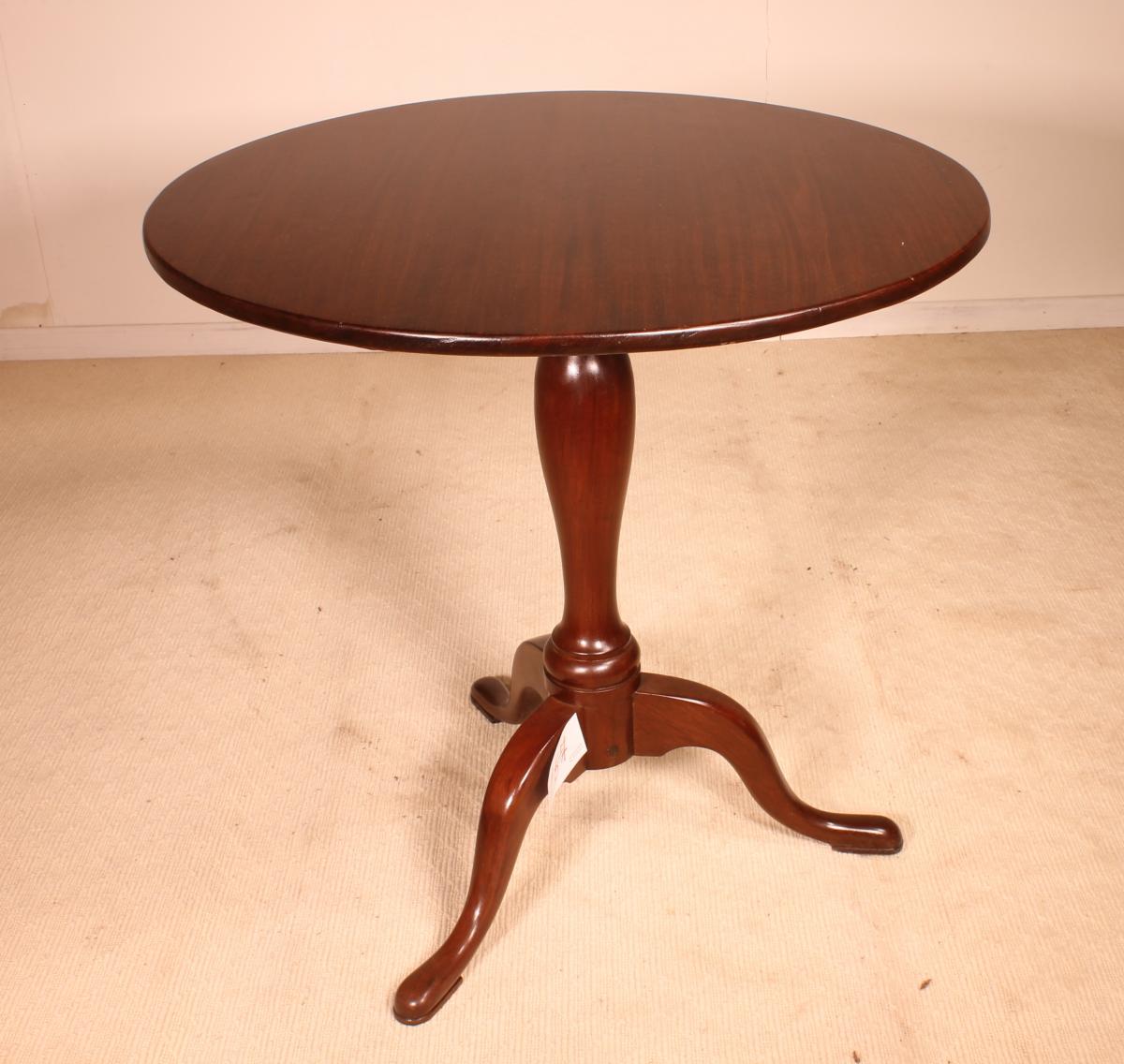 English Tripod Table 19 Ith Mahogany