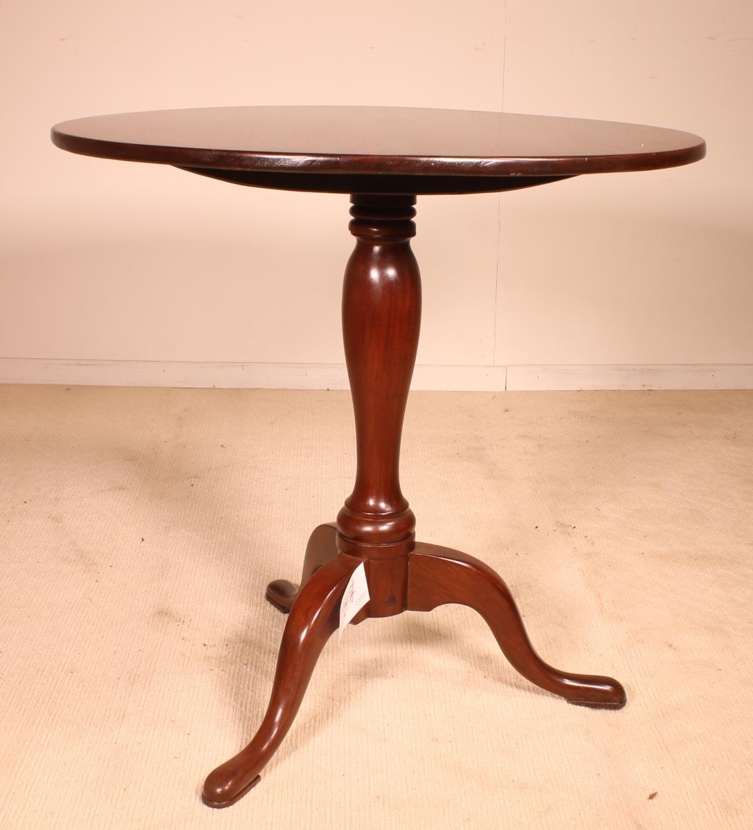 English Tripod Table 19 Ith Mahogany-photo-2