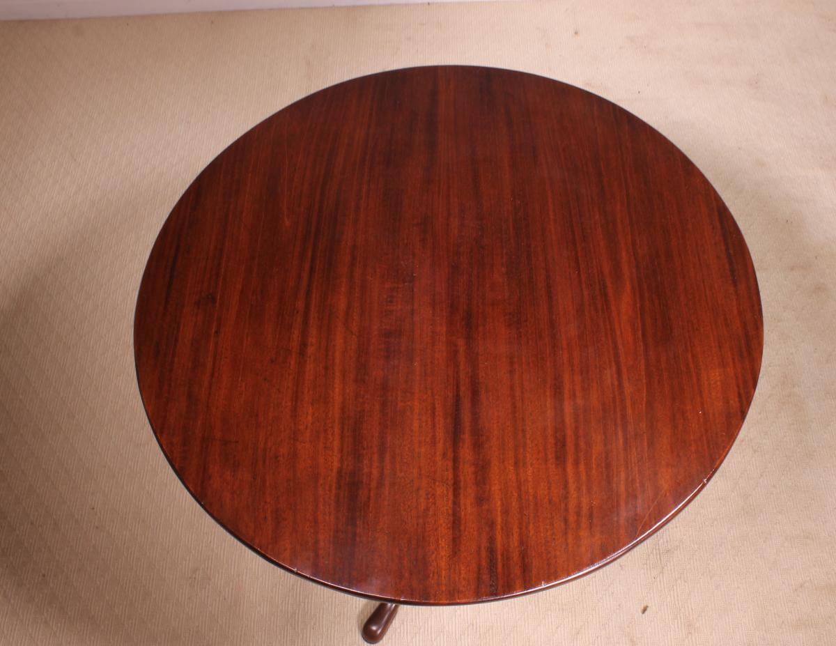 English Tripod Table 19 Ith Mahogany-photo-3