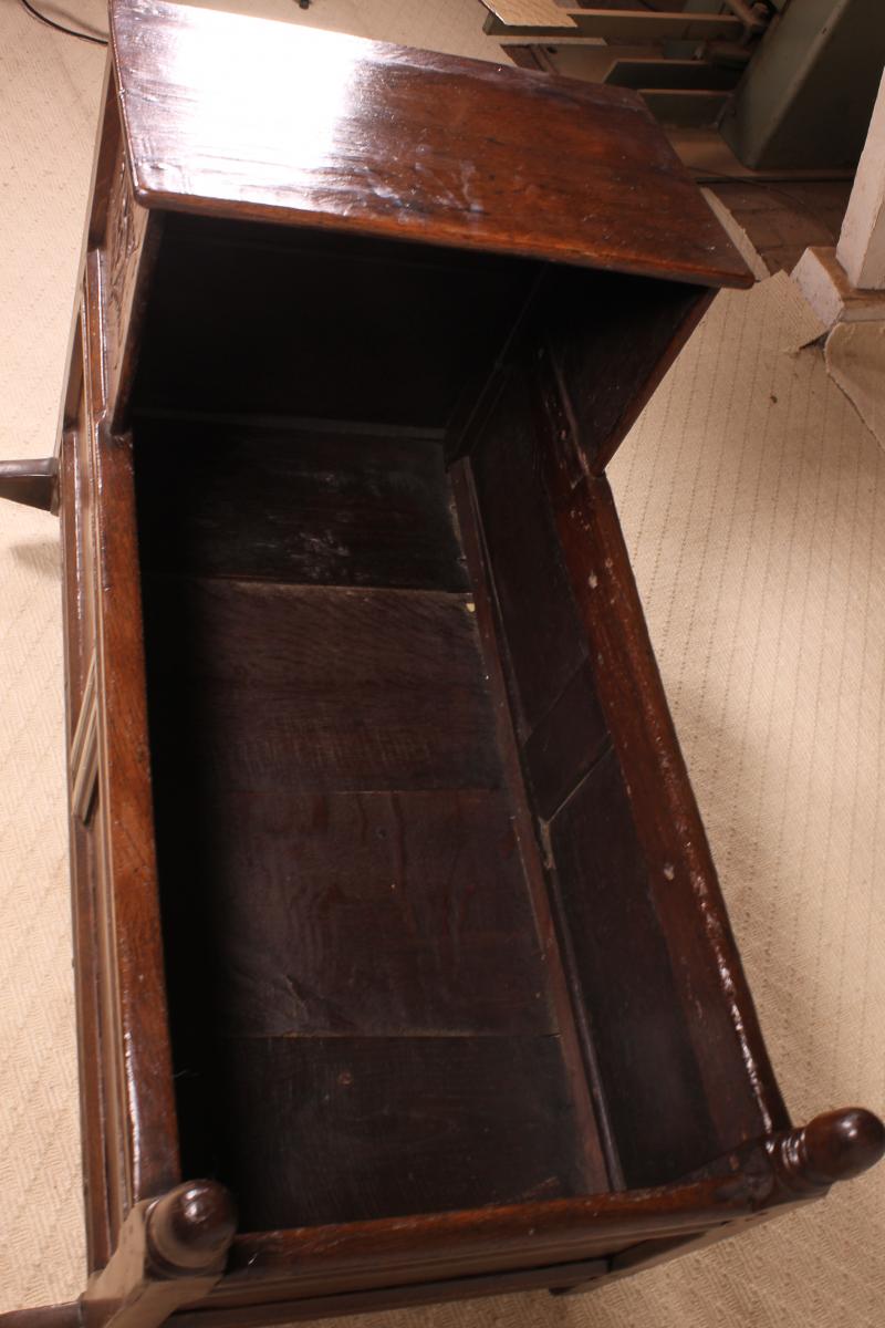 Cradle 17th Century English Oak-photo-4