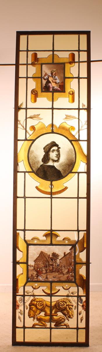 Vitraux De Peintre De La Renaissance Flamande-photo-2