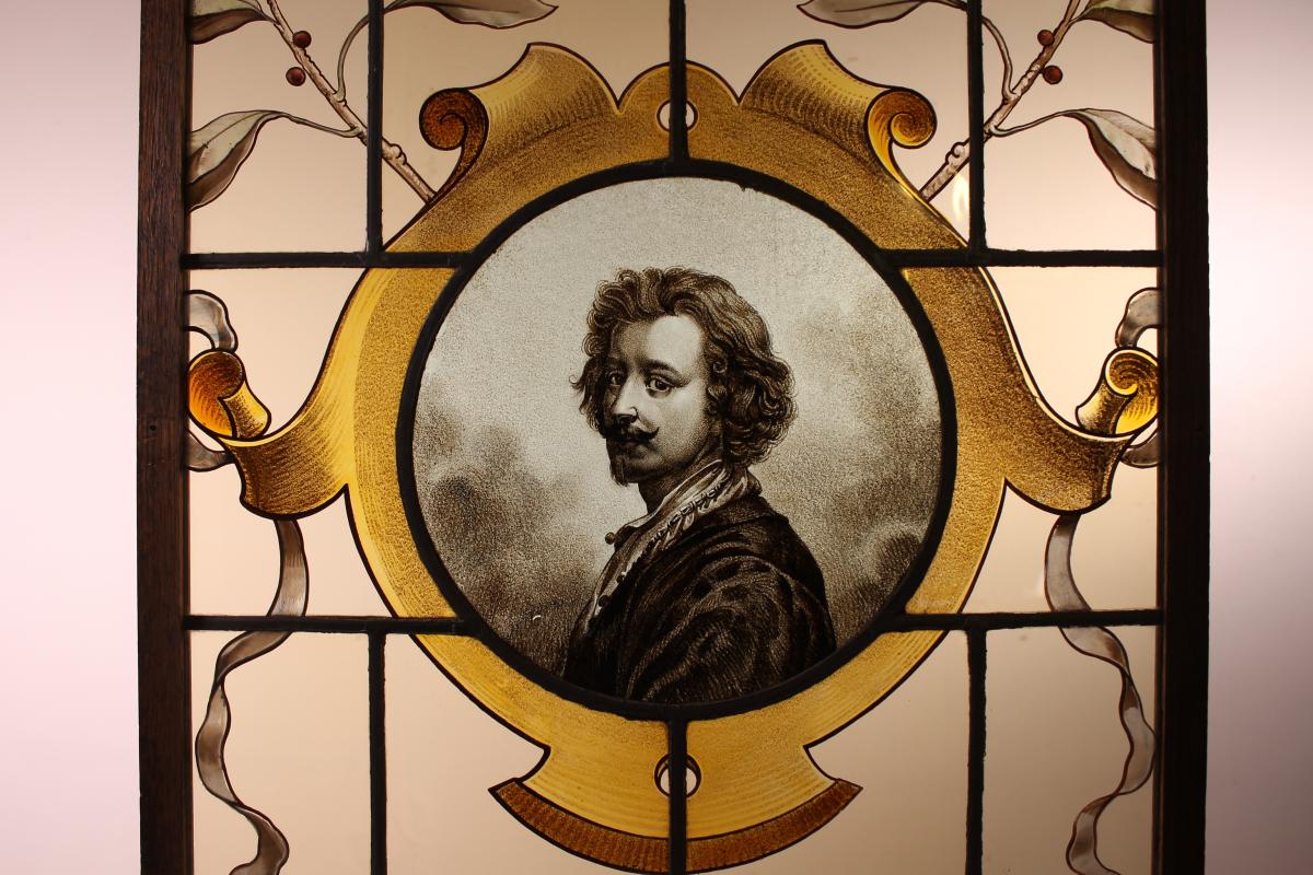 Vitraux De Peintre De La Renaissance Flamande-photo-7