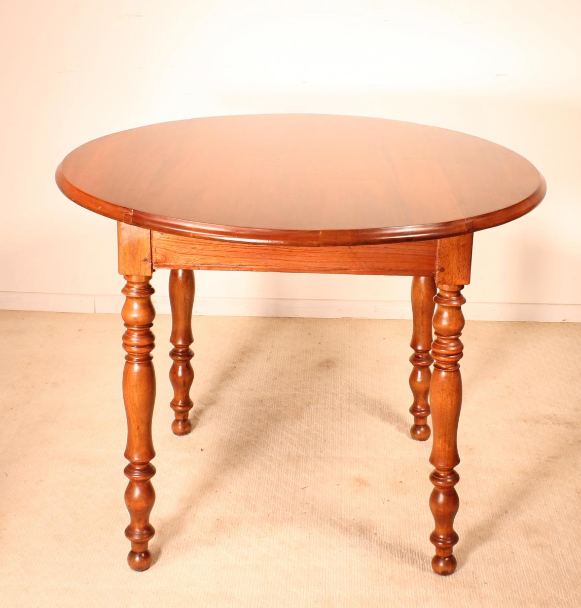 Oval Walnut Table 19 ° Century-photo-2
