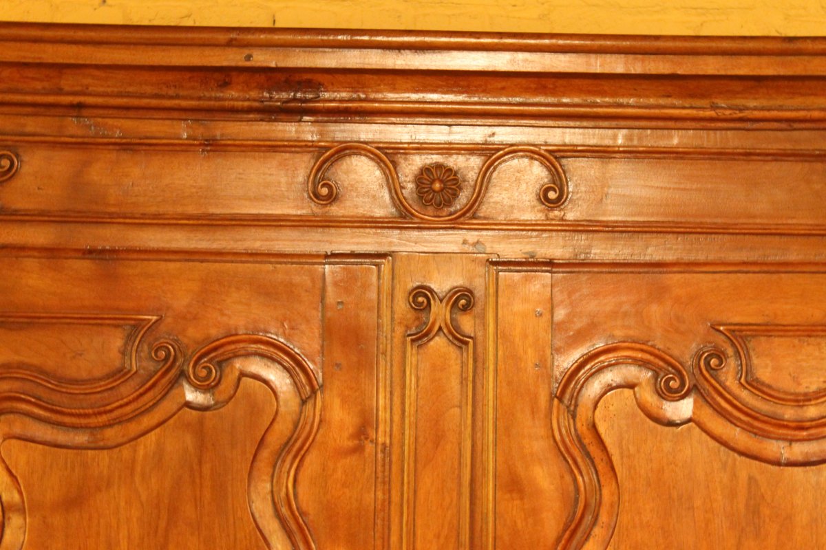 Louis XV Wardrobe  In Walnut 18 ° Century-photo-8