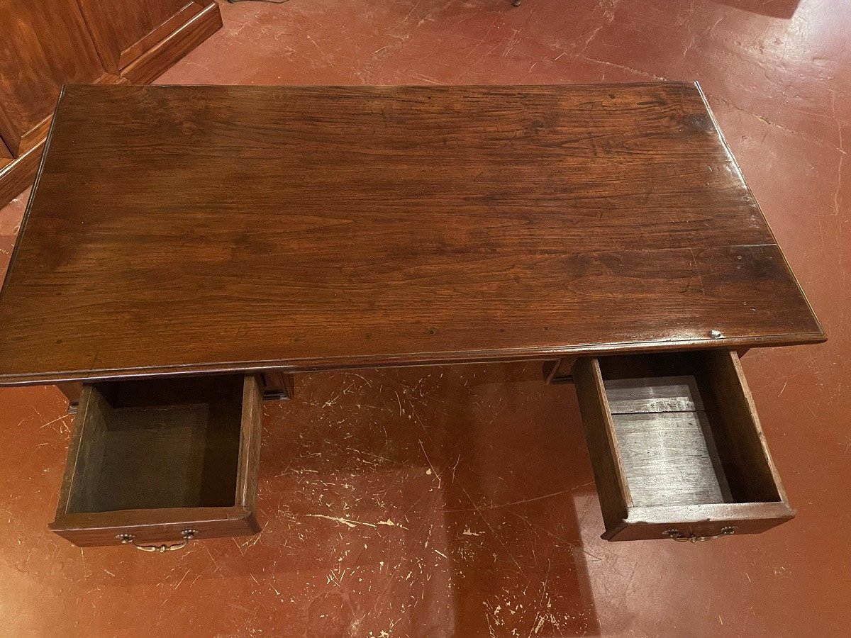 A Writing Desk With Turned Legs - Netherlands-19th Century-photo-1