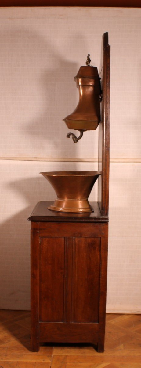 Washstand  With Copper Reservoir- 19th Century-france-photo-3