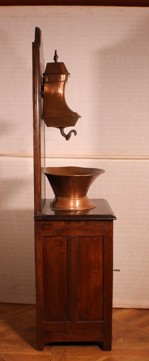 Washstand  With Copper Reservoir- 19th Century-france-photo-5