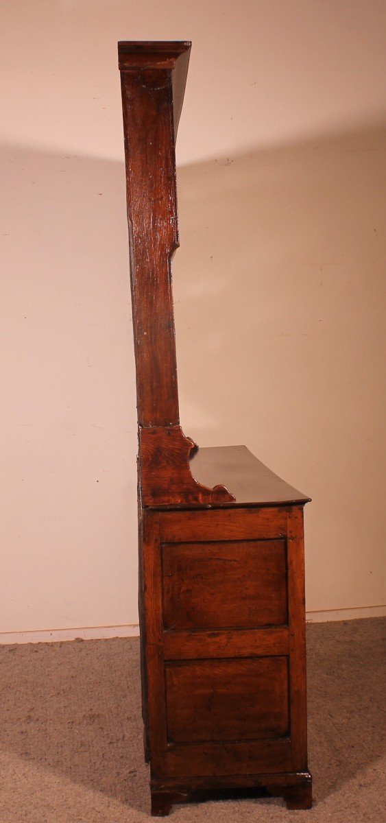 English Oak  Dresser And Rack  Early 18th Century -photo-8