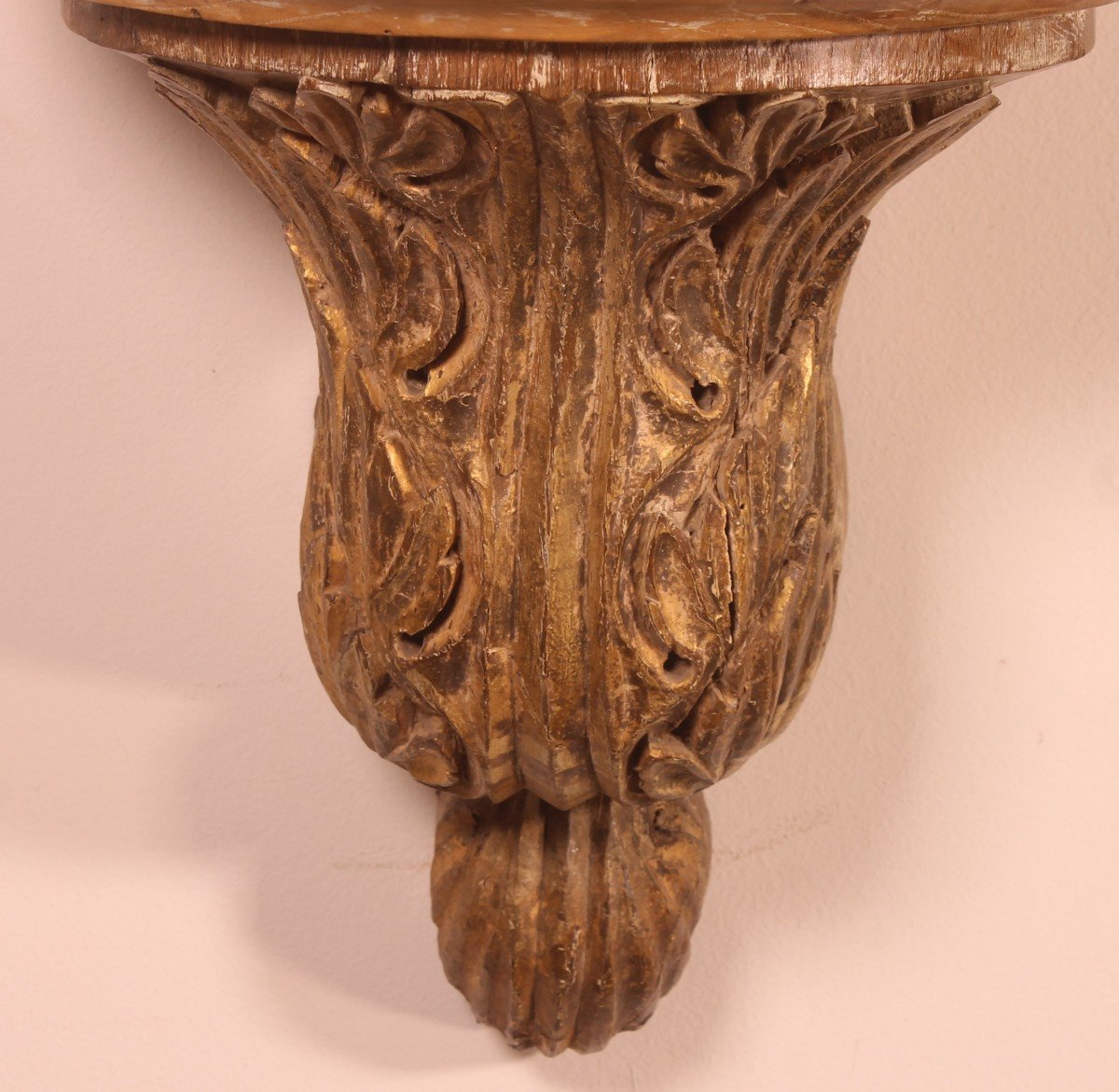 18th Century Wall Console In Wood-photo-2