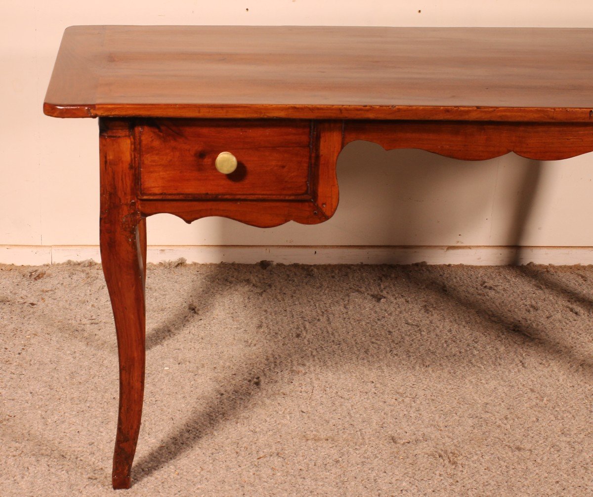 Louis XV Desk In Cherry Early 19th Century-photo-3