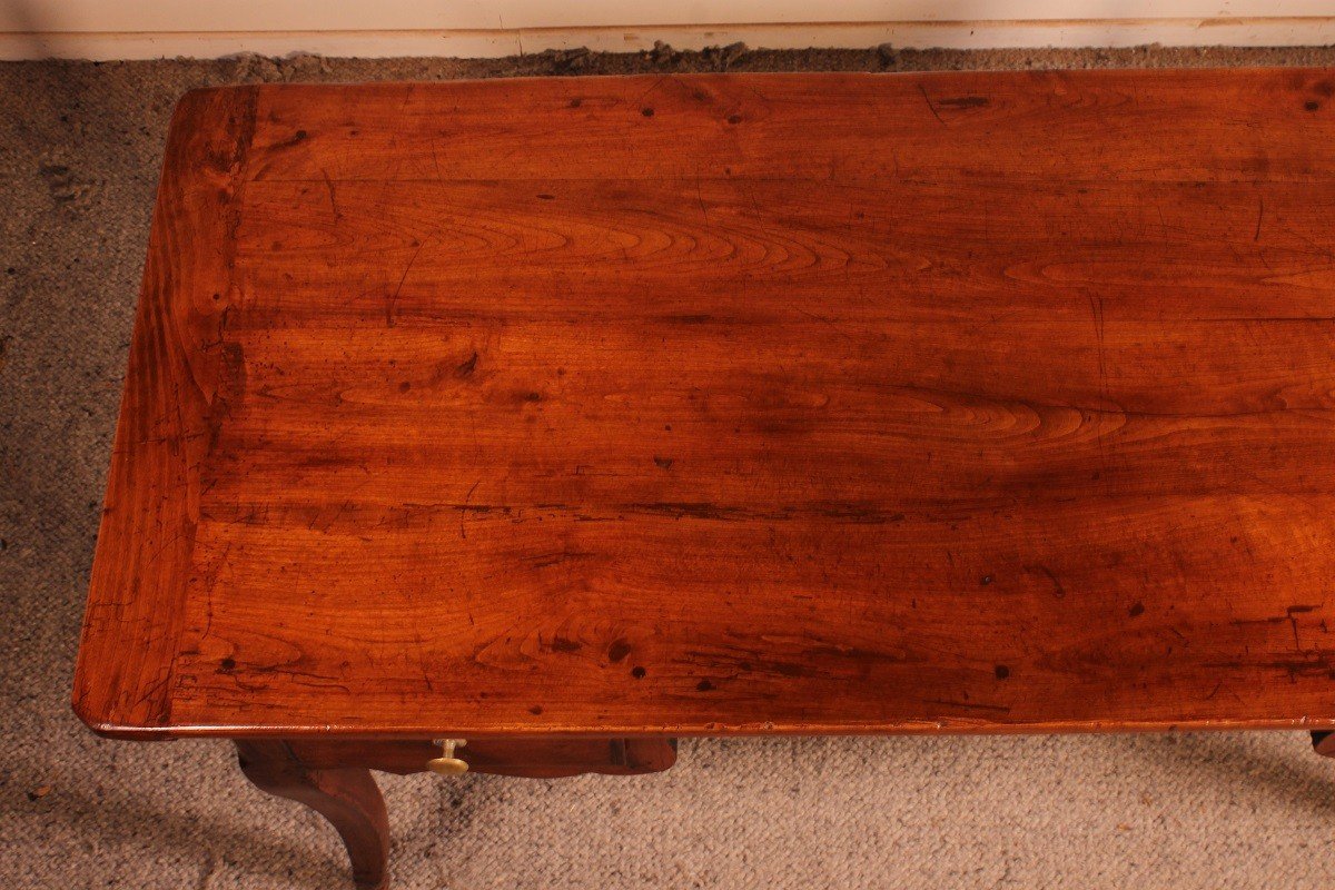 Louis XV Desk In Cherry Early 19th Century-photo-8