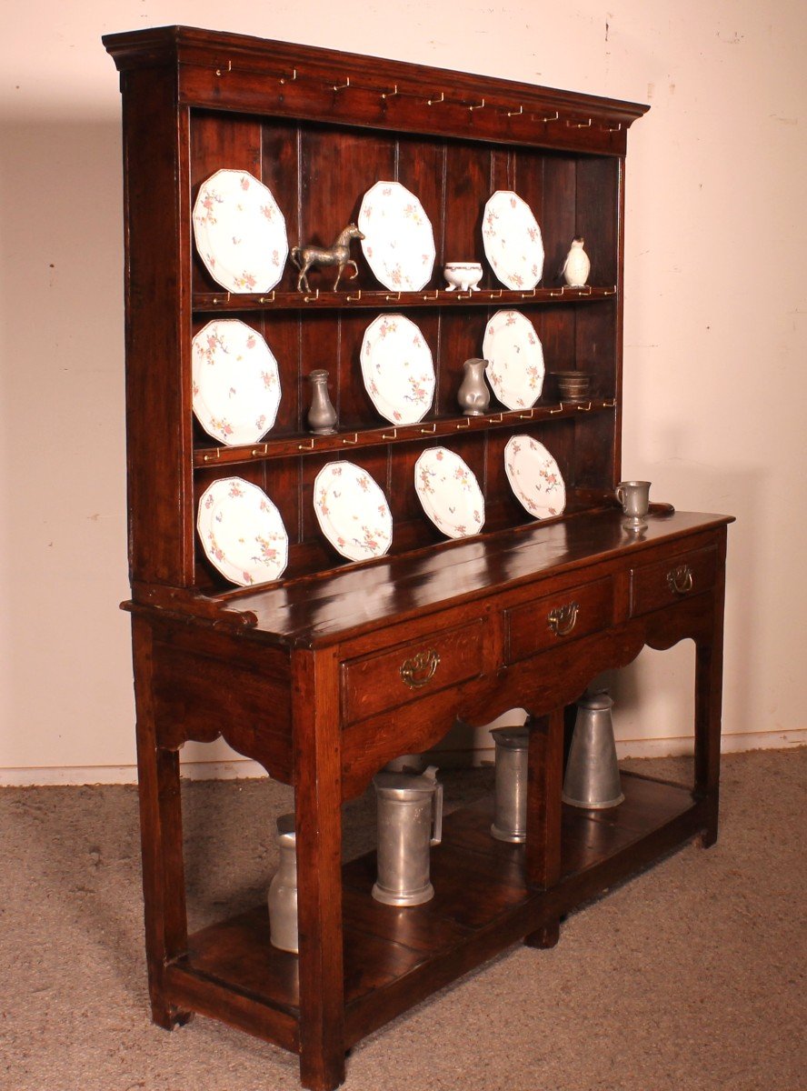 18th Century Welsh Dresser In Oak-photo-7