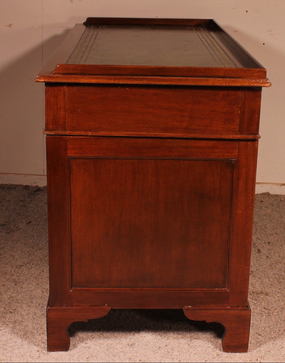 Campaign Desk In Mahogany-19 ° Century-photo-2