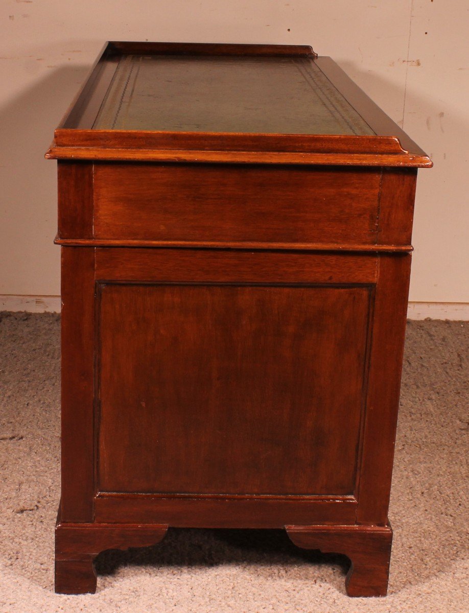 Campaign Desk In Mahogany-19 ° Century-photo-4