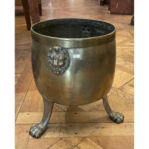 Brass Coal Bucket - 19th Century England