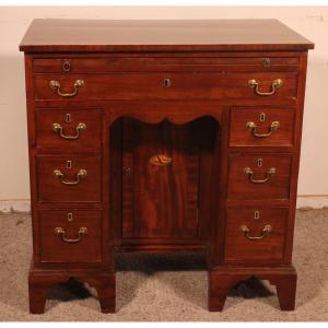 Small 18th Century Mahogany Kneehole Desk George III