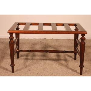 19th Century Luggage Rack In Walnut