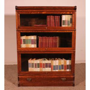 Bibliothèque Globe Wernicke En chêne De 3 éléments